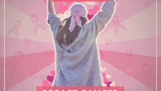 Breast Cancer Awareness Month Graphic - Supporting the Fight.