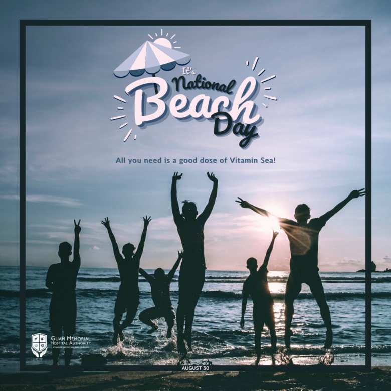 National Beach Day Graphic - Celebrating with Vitamin Sea