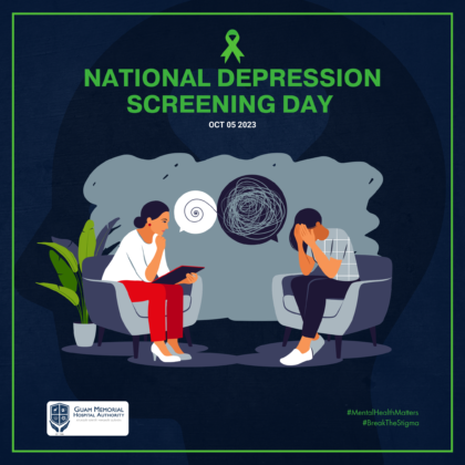 National Depression Screening Day Graphic - Breaking the Silence.