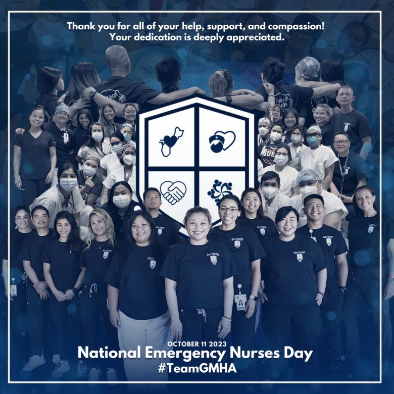National Emergency Nurses Day Appreciation Poster - Honoring Our Heroic Nursing Staff.