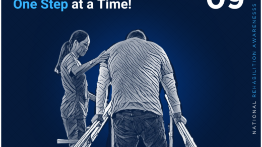 National Rehabilitation Awareness Week Graphic - Rebuilding Lives.