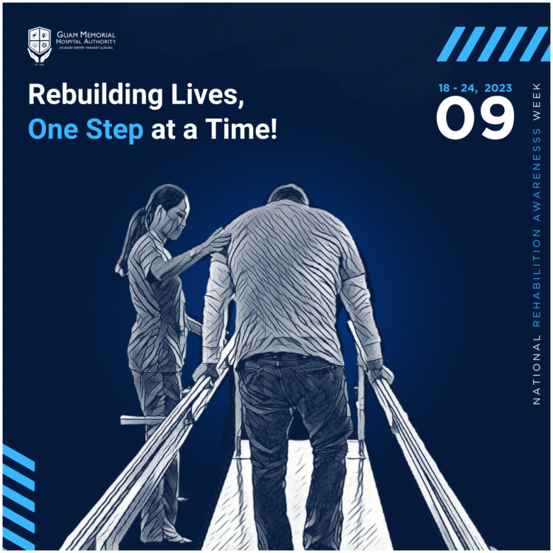 National Rehabilitation Awareness Week Graphic - Rebuilding Lives.