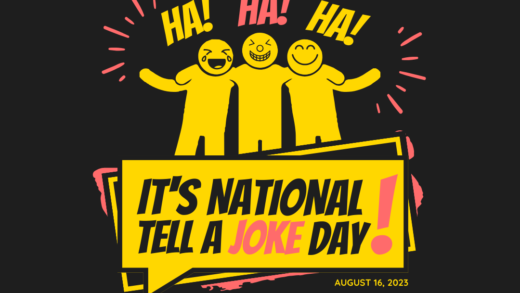 National Tell a Joke Day Graphic for GMHA - Got a joke? Say it!